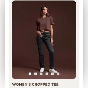 Nuuds Coffee Cropped Tee